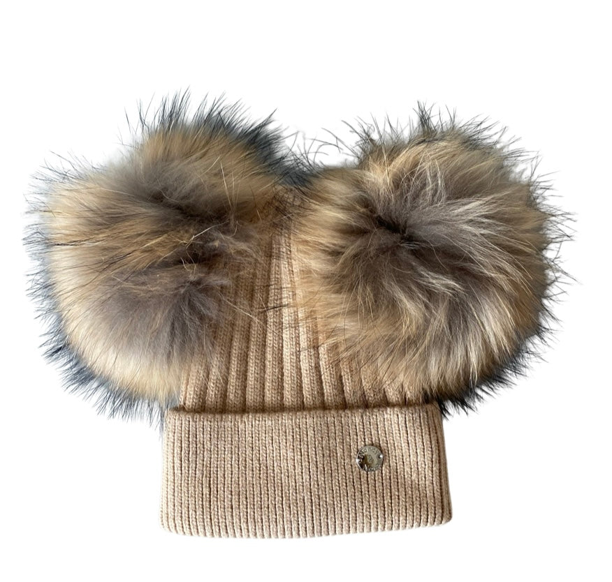 Kids Classic Double Hat Natural