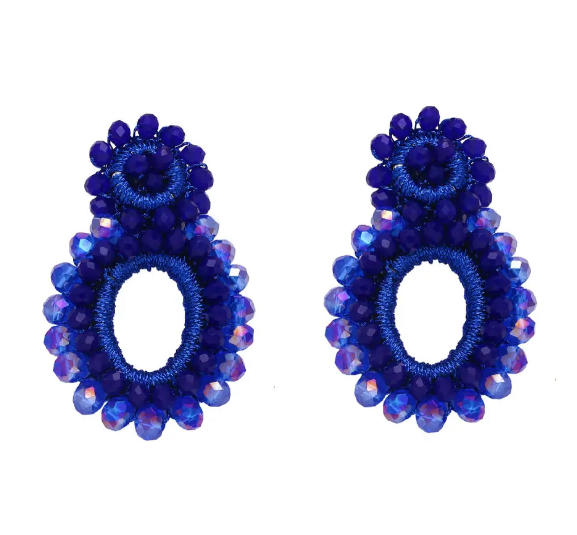 Folly Earrings Royal Blue