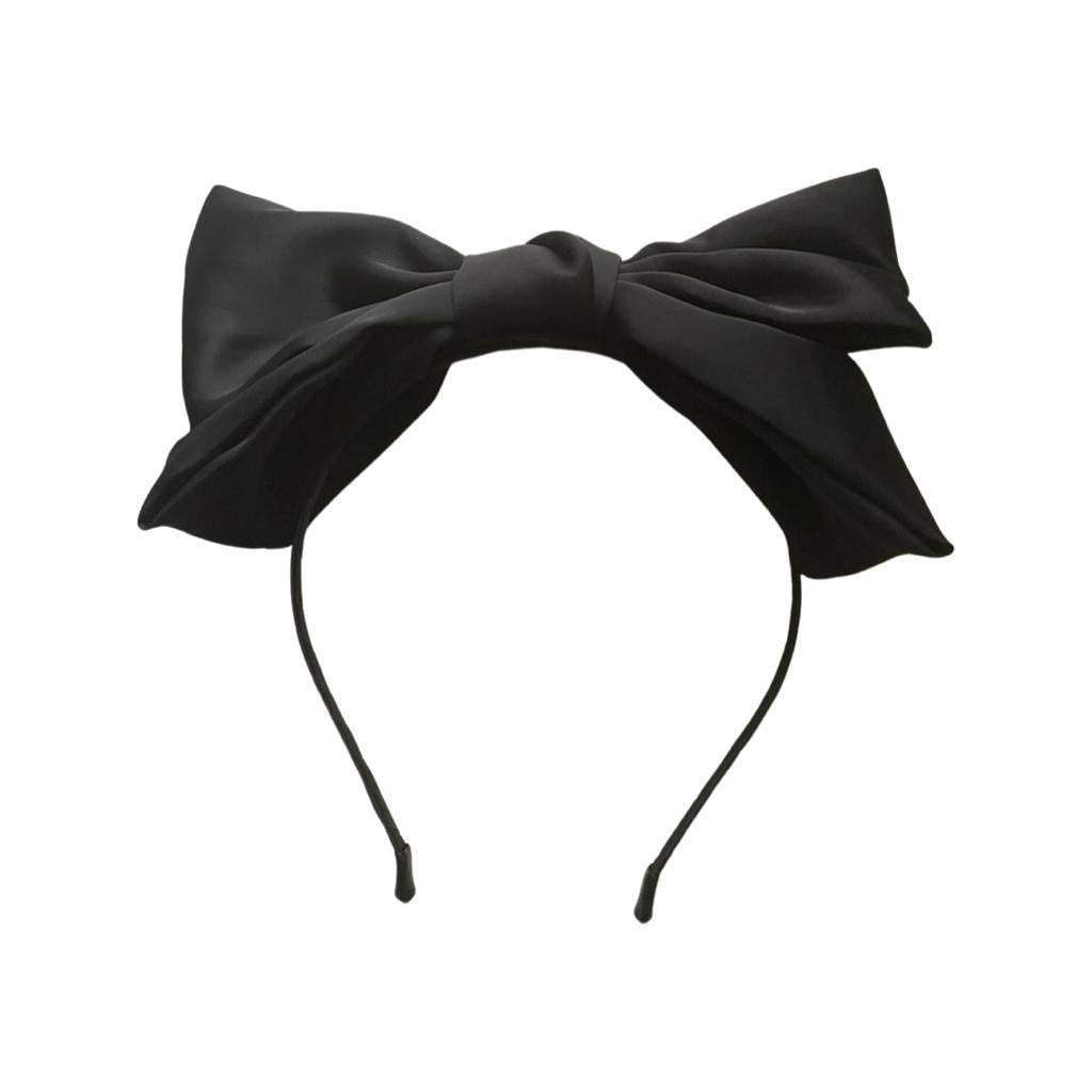 Perfect Bow Headband Black