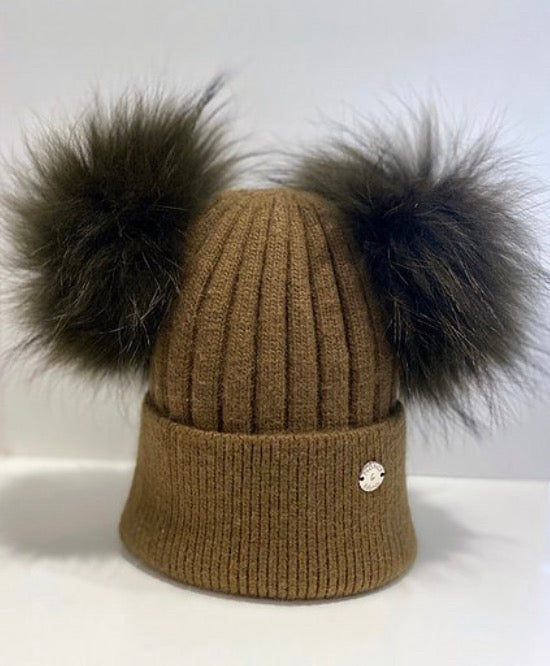 Kids Classic Double Hat - Army Green