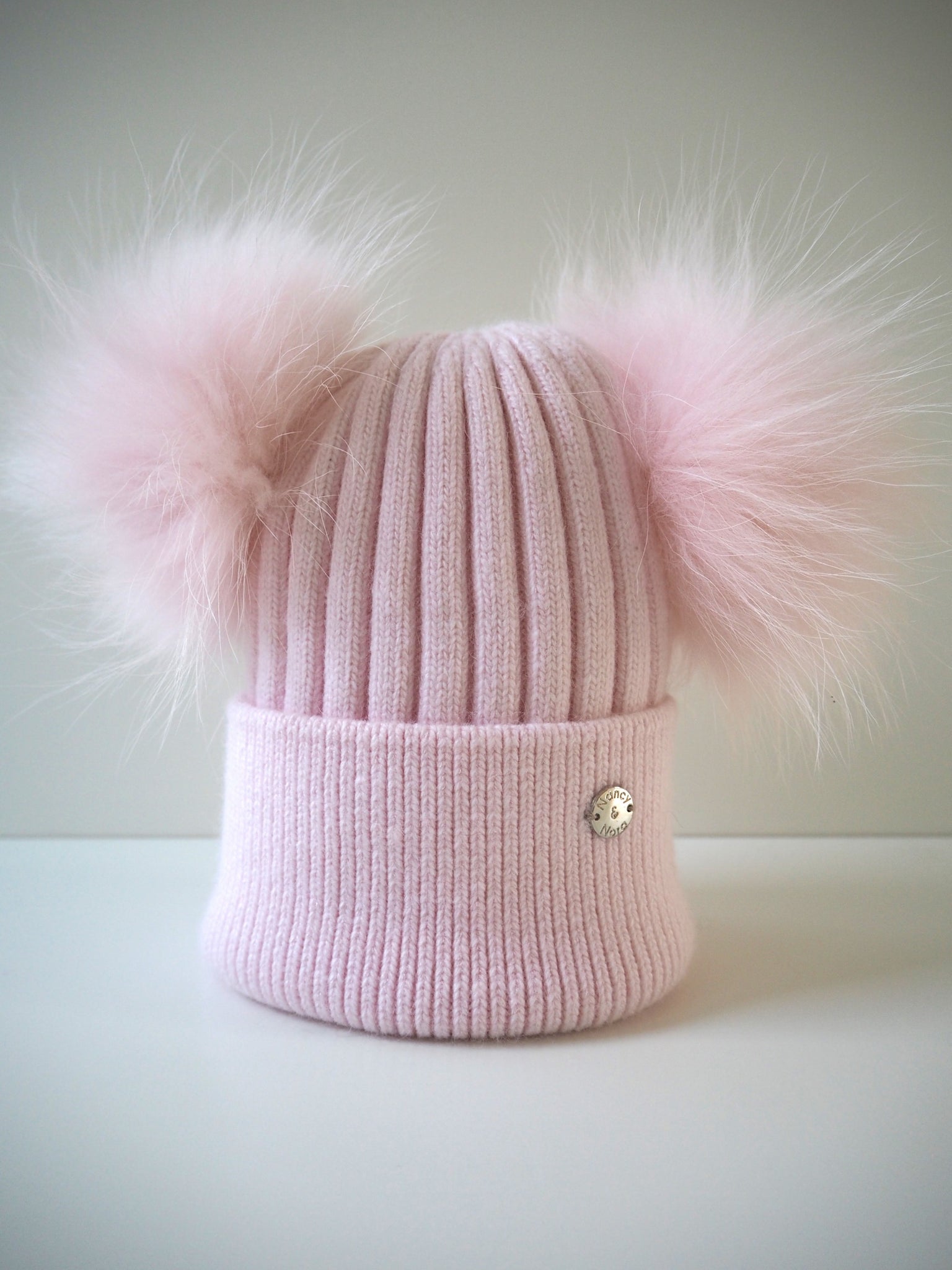 Adults Classic Double Hat Pale Pink