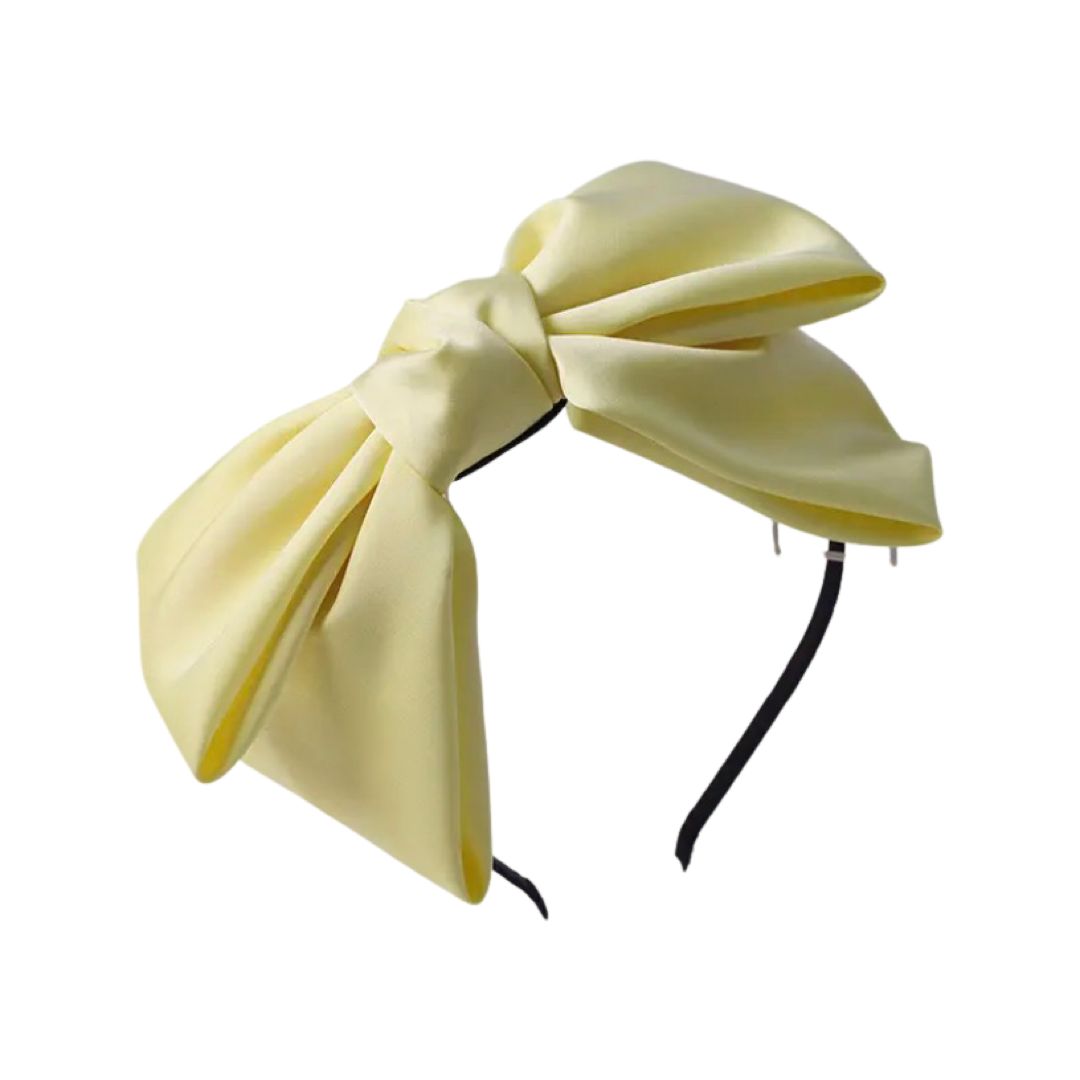 Bow Headband Lemon